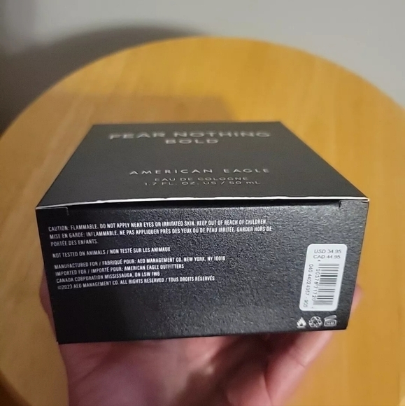 AEO American Eagle Outfitters FEAR NOTHING BOLD Eau de Cologne Spray 1.7 fl oz - Picture 3 of 3